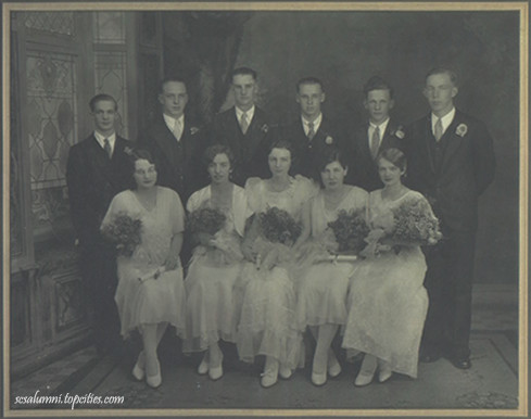 Class of 1932, looking exceptionally sharp!  Courtesy of Sue Caward