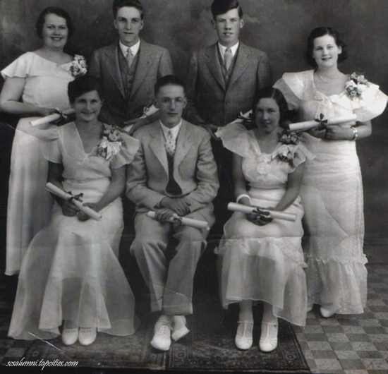 Class of 1934, courtesy of Thelma Manning