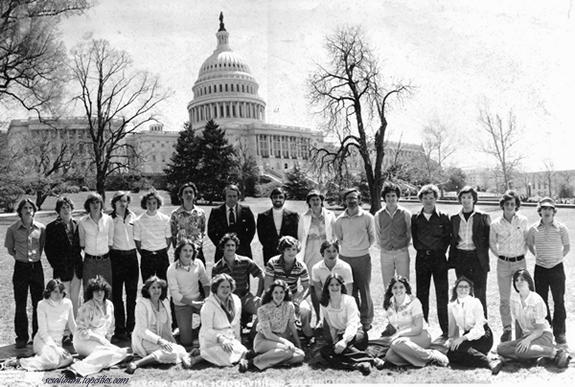 Class of 1979 Senior Trip to Washington, D.C., courtesy of Clair Bragg