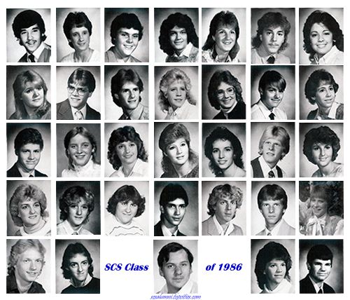 Class of 1986, courtesy of Karen Baroody '74