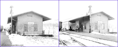 Savona Station, Erie Railroad (Circa 1909)