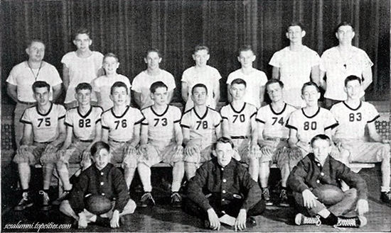 1946 Boys Football Team - photo courtesy of Karen Baroody