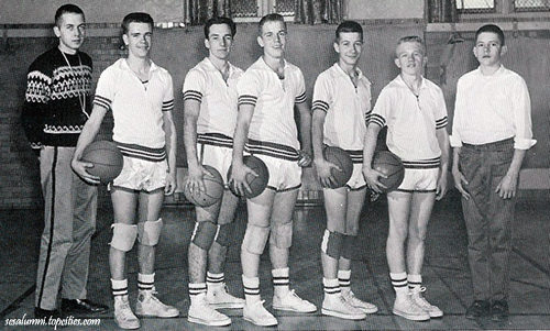 1961 Boys Basketball Team - photo courtesy of Karen Baroody