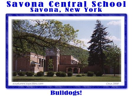 Savona Central School - Home of the Bulldogs (photo courtesy of Rick M.)